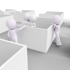 Working and drinking coffe