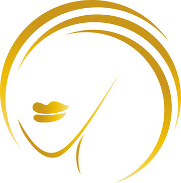 recommend clip art: Frau, Gesicht, Haare, Friseur und Frisuren Logo