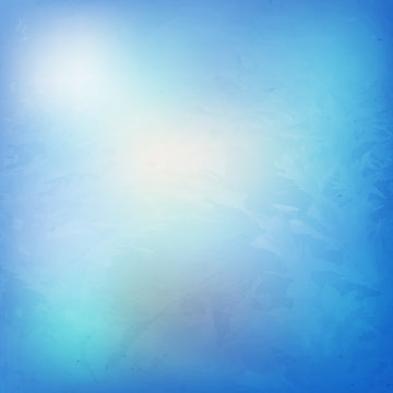 Blue shining texture. Ice and frost. Winter bright background. Light blue texture. Vector. Eps10.