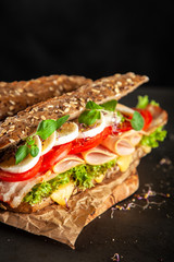 Classic BLT sandwiches