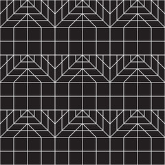 Abstract geometric seamless pattern