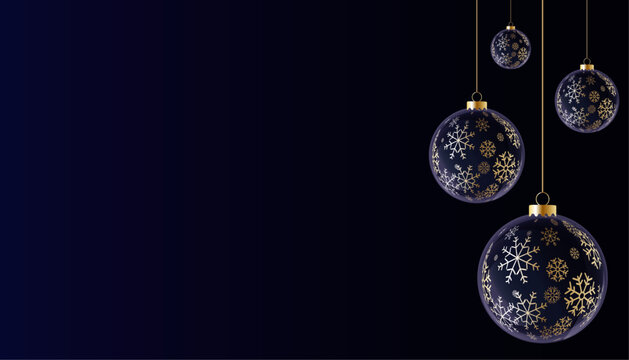 Boules de no&euml;l bleues
