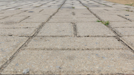 Brick sidewalk abstract