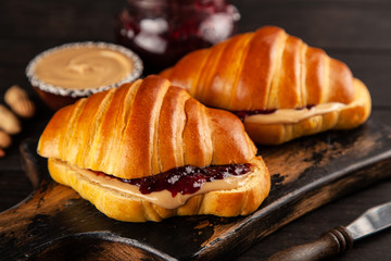 Peanut butter and jelly sandwich