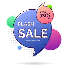 modern and simple flash sale banner