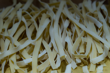 Fresh Italian tagliatelle