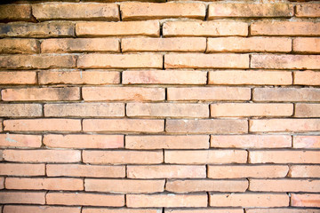 Red brick wall  background - texture pattern for continuous replicate.Grunge red dirty brick wall underground texture.old wall of red and orange bricks for background.