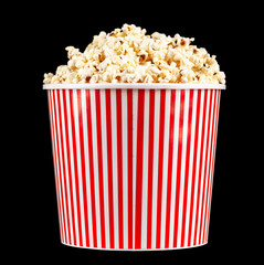 Full popcorn bucket