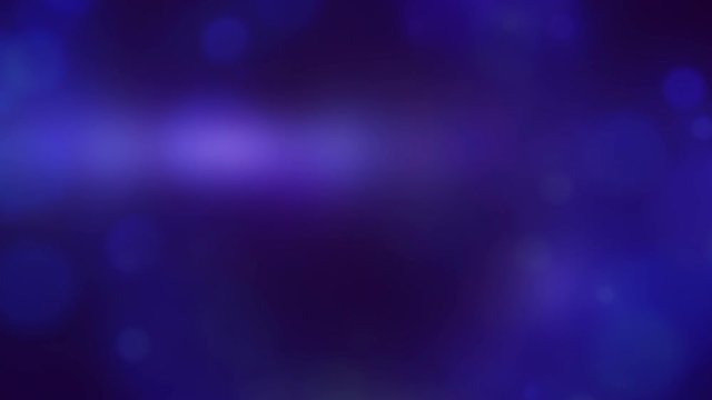 Deep Blue Purple Flowing Blurred Abstract Bokeh Motion Background Loop