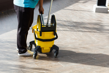 Janitorial car cleaning