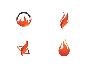 Fire flame Logo Template