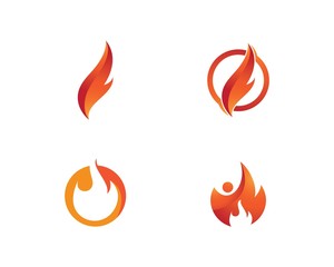 Fire flame Logo Template