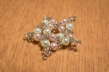 ビーズの手作りアクセサリー