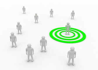 target communication concept