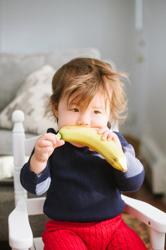 Baby Biting Banana