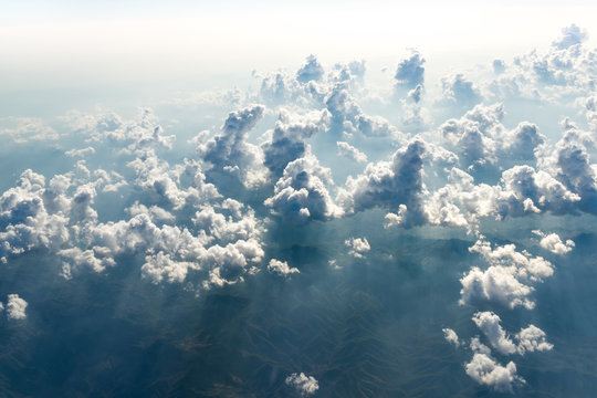 Aerial View of Clouds - Powered by Adobe