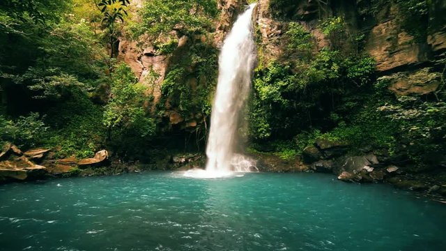 La Cangreja waterfall, Rincon de La Vieja National Park.  Costa Rica
