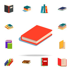 book flat icon. Book icons universal set for web and mobile