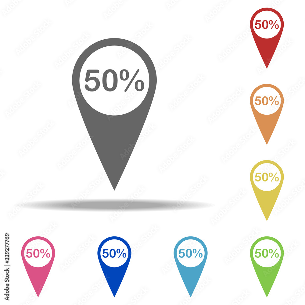 Aufkleber loading percent icon. elements of loader in multi color style icons. simple icon for websites, web d