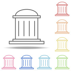 blueprint icon. Elements of Building Landmarks in multi color style icons. Simple icon for websites, web design, mobile app, info graphics