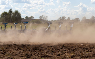 arable field dust