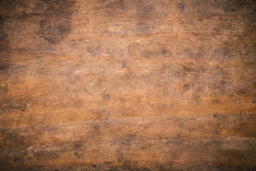 Old grunge dark textured wooden background,The surface of the old brown wood texture,top view brown wood paneling