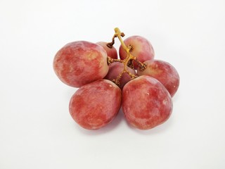 the red grapes