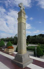 Obraz premium Tbilisi Sameba Cathedral Cross Pillar