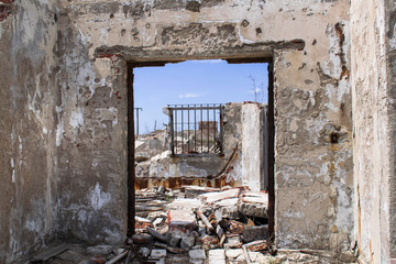 Epecuens´ devastated house 
