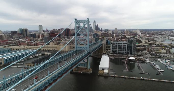 Aerial of Philadelphia, Pennsylvania