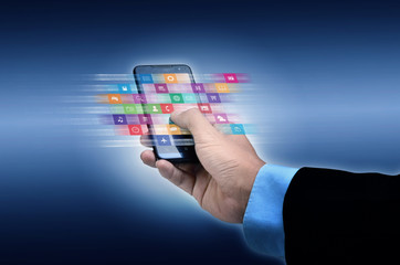 Internet application on smart phone