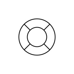 lifesaver icon. Element of medicine for mobile concept and web apps icon. Thin line icon for website design and development, app development. Premium icon