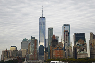 New York’s skyline of downtown 