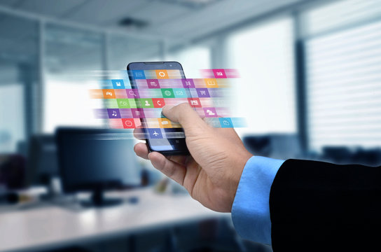 Internet application on smart phone