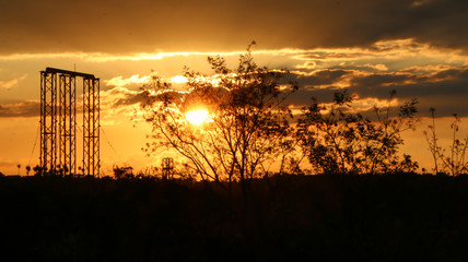 Sunset florest sun place gr