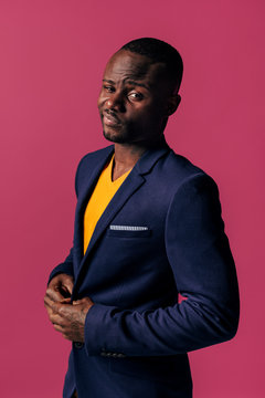 Black man with cocky attitude looking at camera
