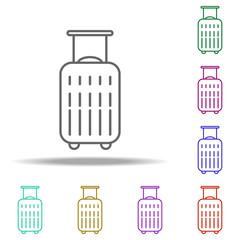 suitcase dusk icon. Elements of Summer holiday & Travel in multi color style icons. Simple icon for websites, web design, mobile app, info graphics