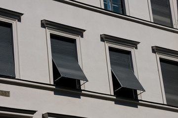 Old building facade. Munich, Germany