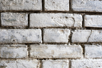 white bricks background