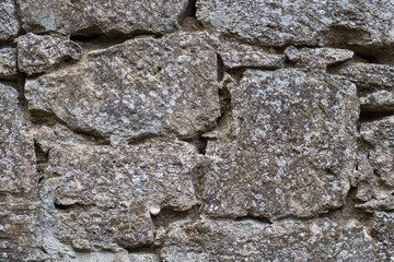 wall of mountain stone