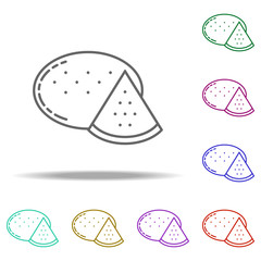 melon dusk icon. Elements of Vegetables in multi color style icons. Simple icon for websites, web design, mobile app, info graphics