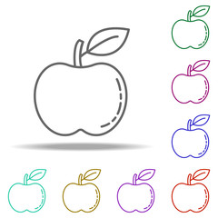 apple dusk icon. Elements of Vegetables in multi color style icons. Simple icon for websites, web design, mobile app, info graphics
