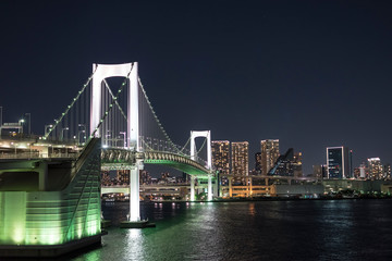 Fototapeta na wymiar scenery of Tokyo bay area