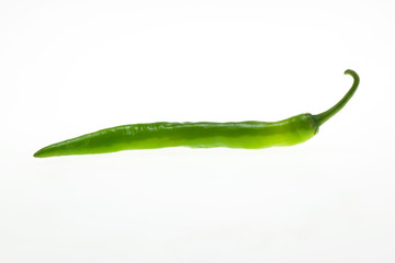 chili pepper isolated on a white