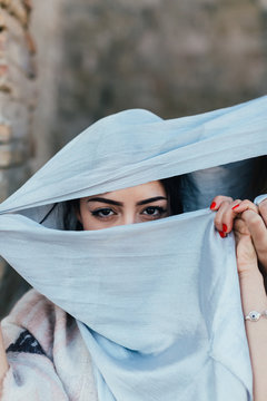 Portrait of muslim woman