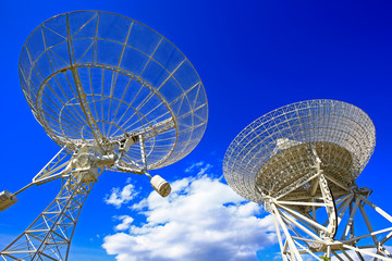 The observatory radio telescope