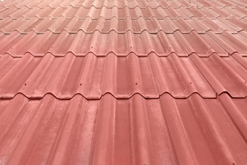Old Roof top. Double Row tiles. Thailand