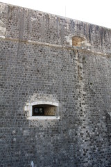 Fototapeta na wymiar Castle wall window