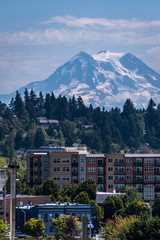 Mt Rainier & Downtown Olympia Washington