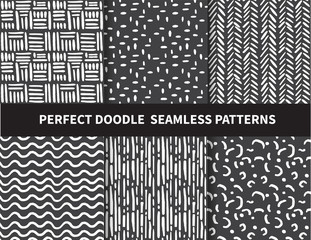 texture pattern set, vector illustration